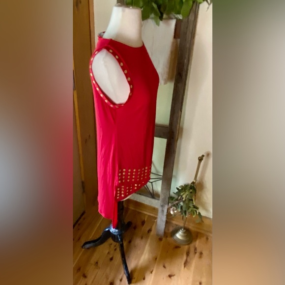 ✨Carmen Marc Valvo Studded Sleeveless Tunic✨ NWOT - Picture 2 of 8